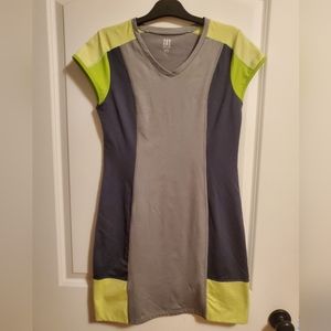 Title Nine Gray Color Block Dress with Pocket
